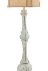 Crestview Mesa Floor Lamp w/ Burlap Shade