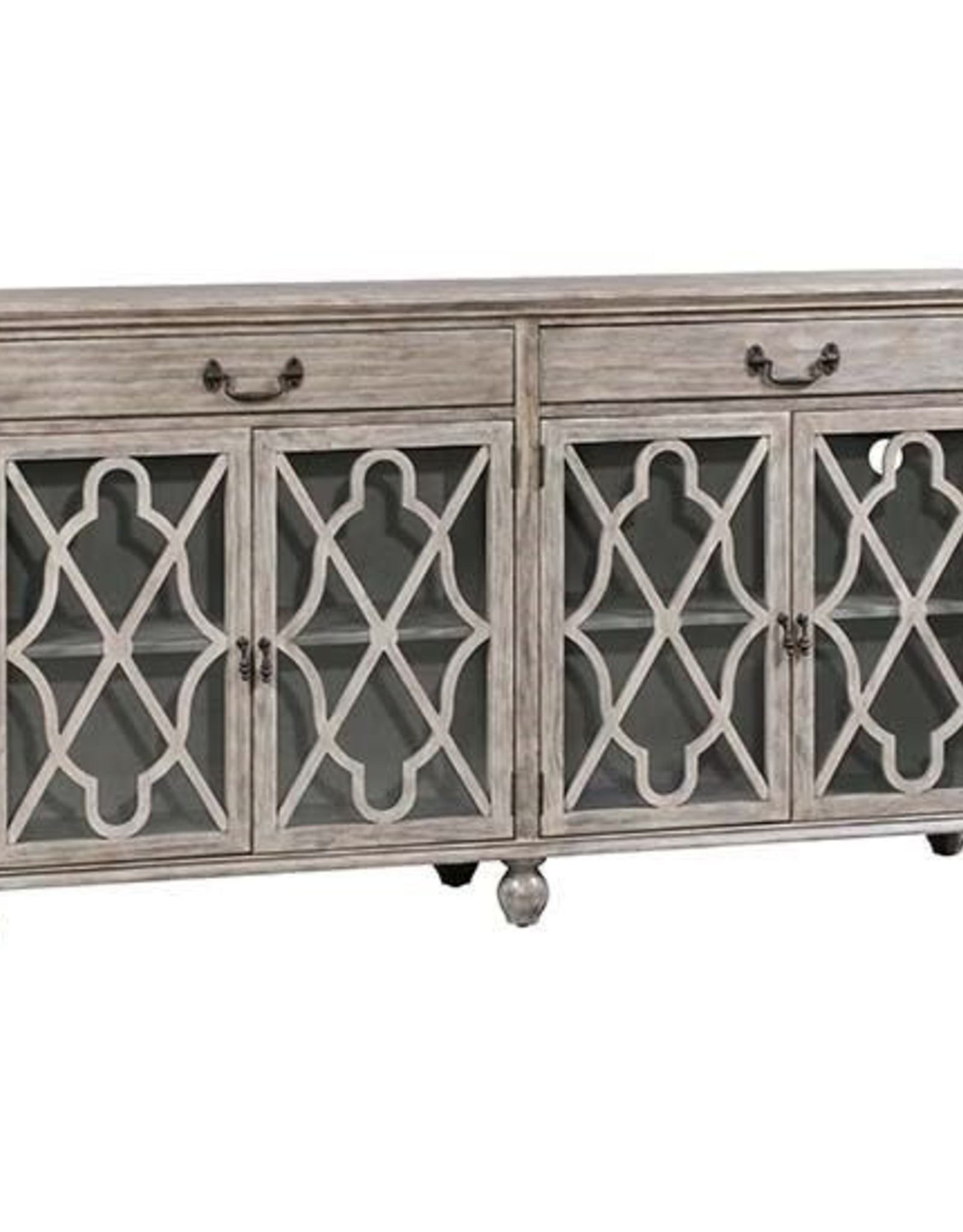 Crestview Hawthorne Estate 2 Drawer 4 Door Fretwork Sideboard