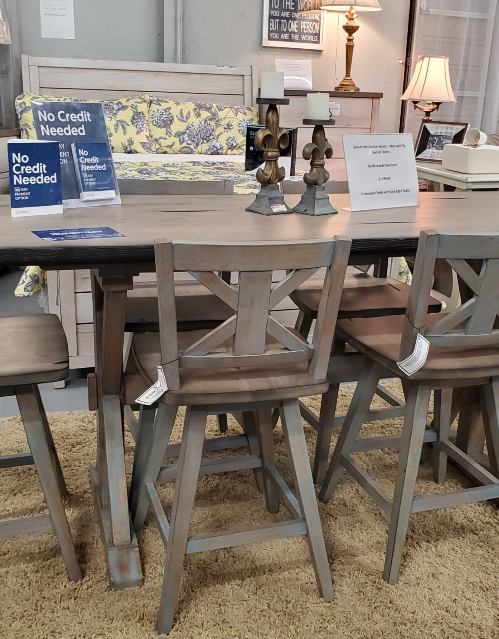 Summerville Counter Height Dining Table, Counter Height Kitchen Table And Chairs Set