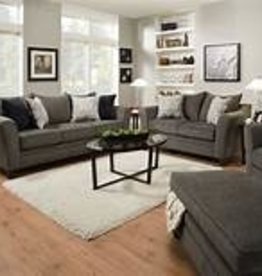 Lane Albany Pewter Sofa, Loveseat and Ottoman