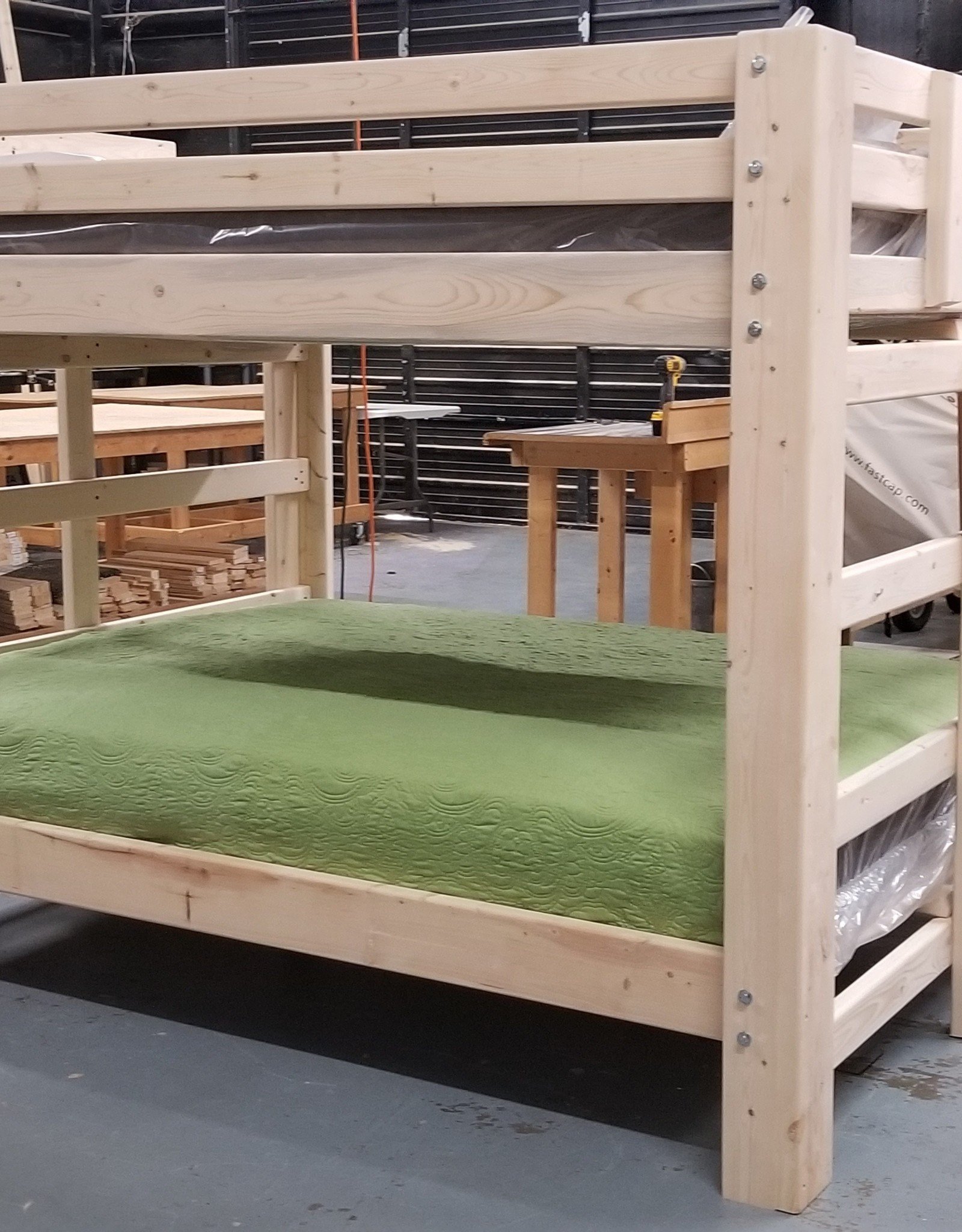 Bargain Bunks Big Mama Queen over Queen Traditional Bunk