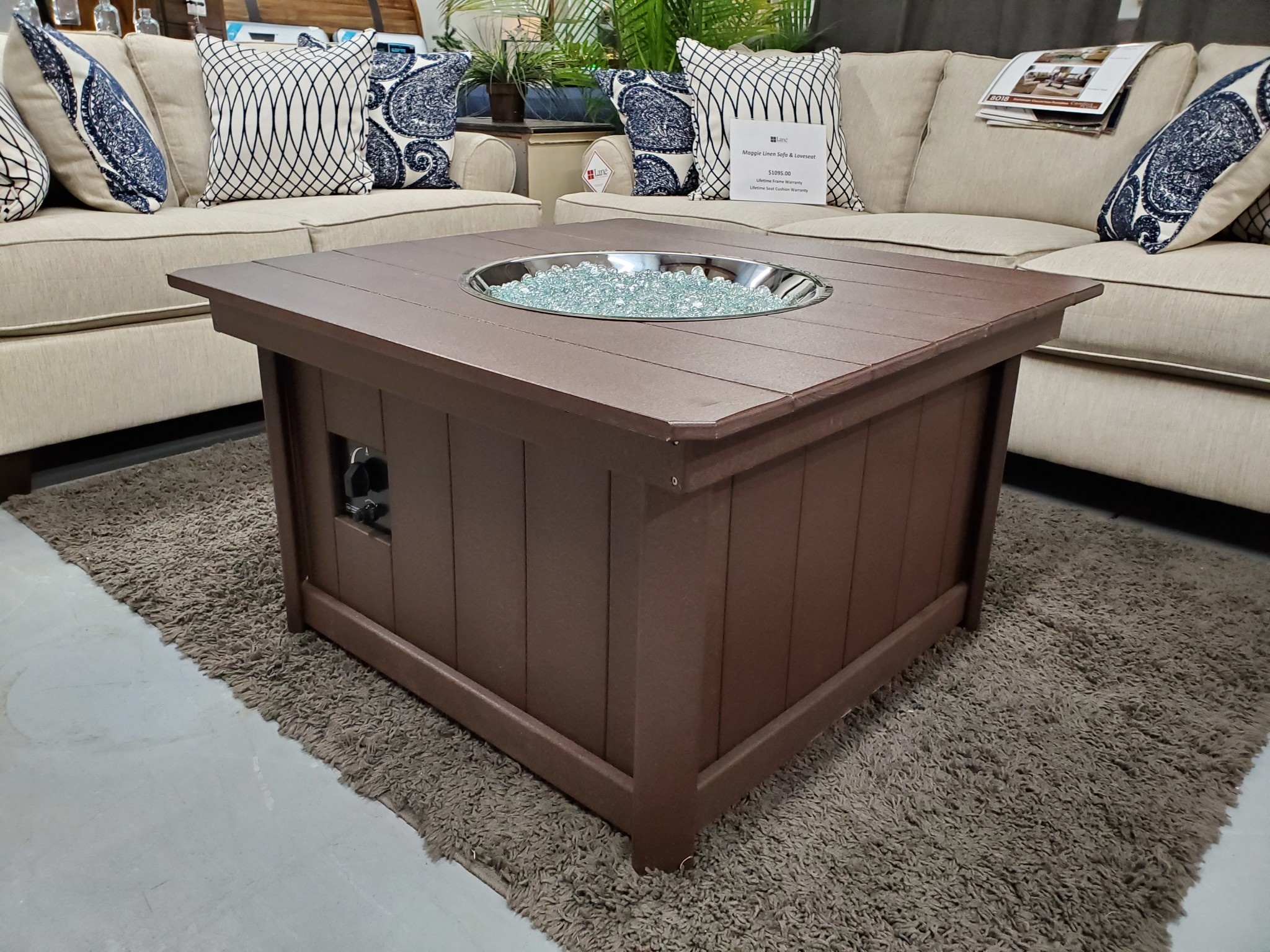 Outdoor Enclose Ground Level Fire Pit Bargain Box And Bunks