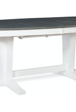 Whitewood Cosmopolitan Milano Table w/ Double Pedestal Base (Specify Color)