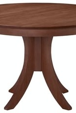 Whitewood Cosmopolitan 48" Round Table w/ Flair Base - Specify Height