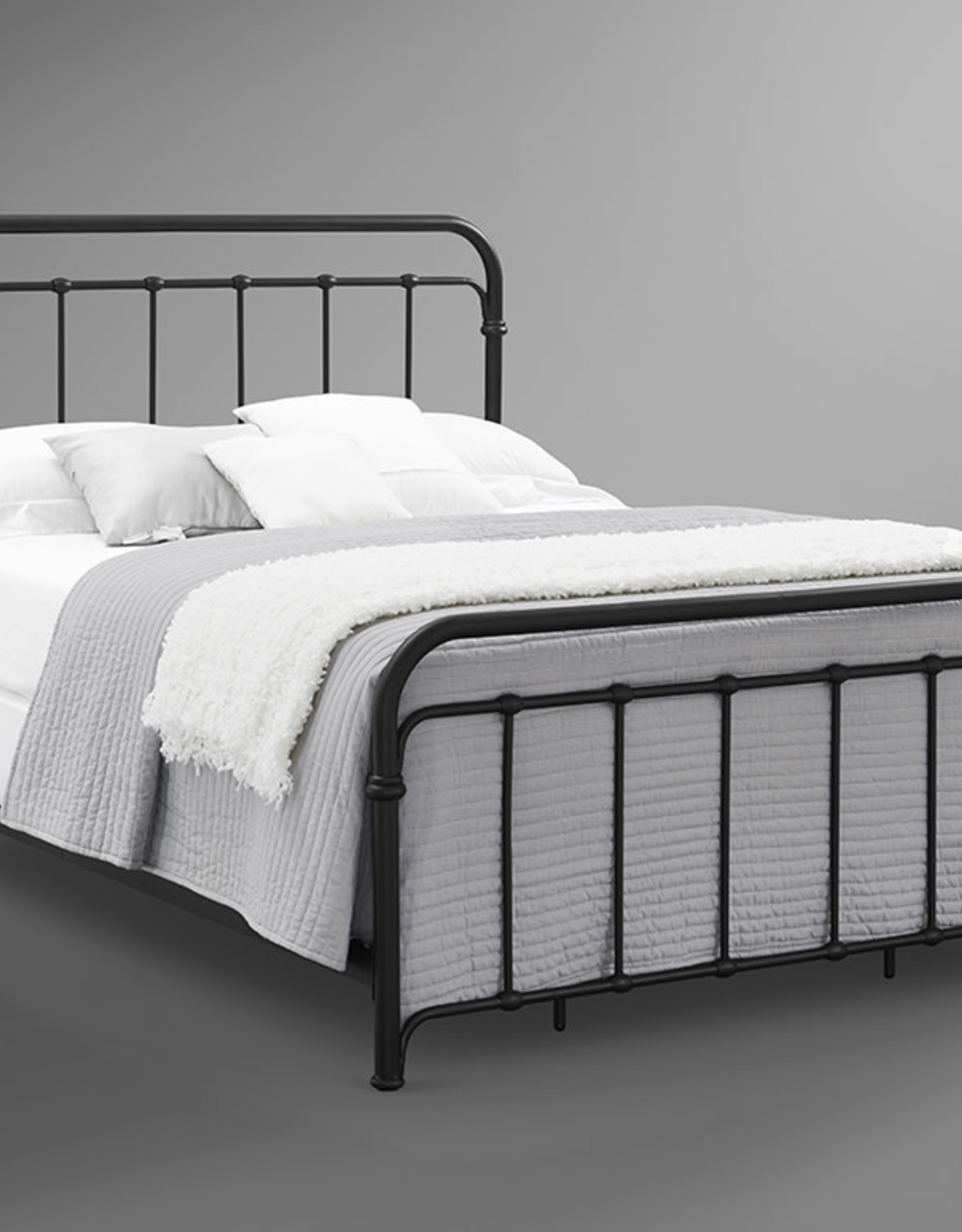 Bernards Shelby Metal Bed King