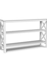 Whitewood Hampton 60" Sofa Table w/ Shelves - White