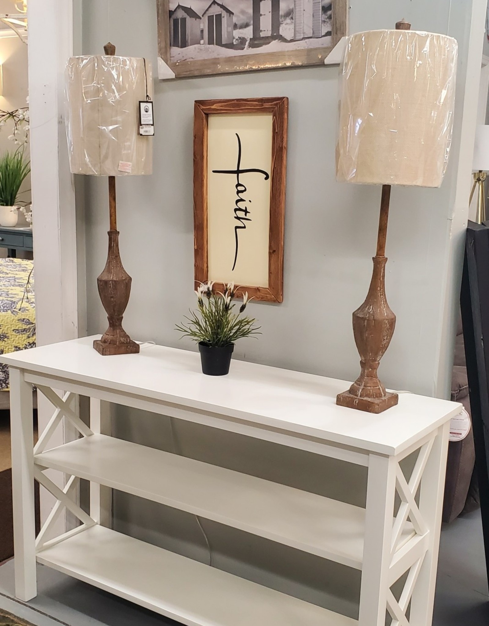 Whitewood Hampton 48" Sofa Table w/ Shelves - 3 Colors Available for order