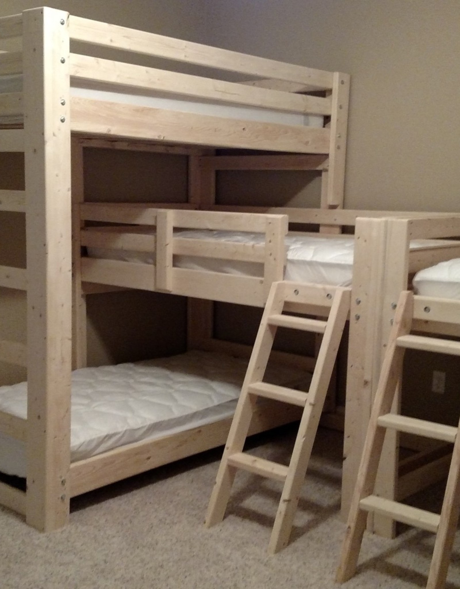 Bargain Bunks Triple Bunk T-Shape Style