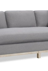 Salt Flat Marlow Linen 1-Cushion Sofa w/ White Oak Frame