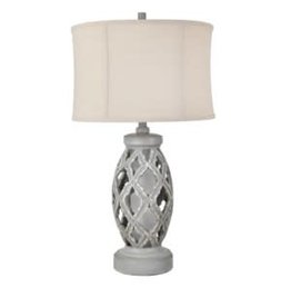 Crestview Gaborone Table Lamp with Night Light