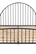 Salt Flat Heath Black  Hand-wrought-Iron Spindle Bed