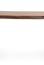 Salt Flat Yarrow Live Edge Acacia Wood Table w/ Metal Base