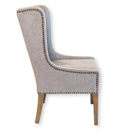 Nest Home Collections Felicia Arm Chair - Anew Gray (Specify gray or natural legs)