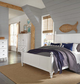 Whitewood Cottage Queen Bed - Beach White