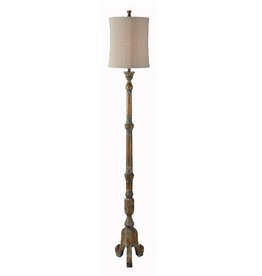 Forty West Designs Trenton Floor Lamp - Weatherwood