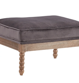 Forty West Designs Willow Spindle Ottoman (Brownstone)