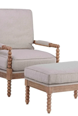 Forty West Designs Willow Spindle Chair (French Linen)