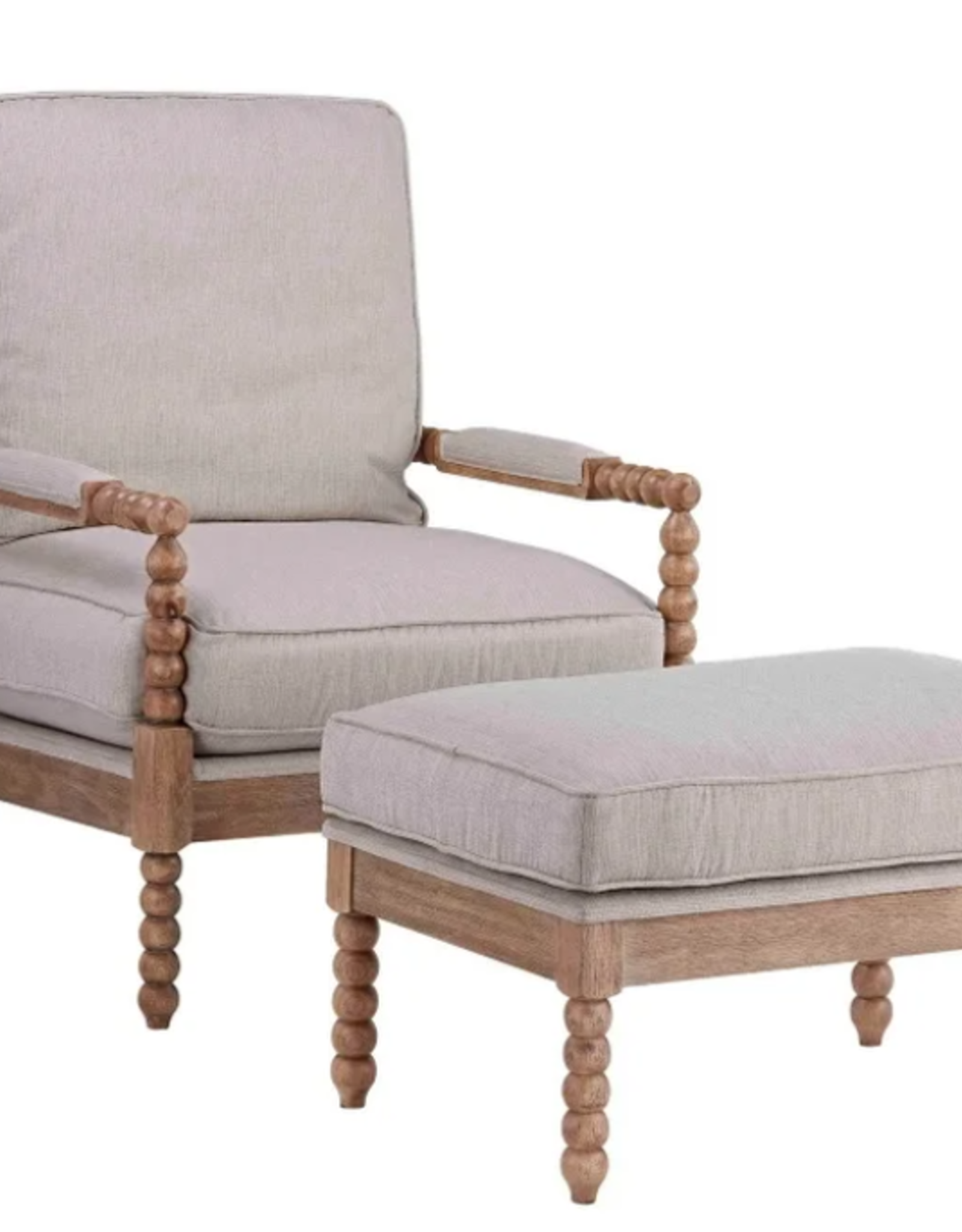 Forty West Designs Willow Spindle Chair (French Linen)