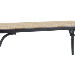 Forty West Designs Evelyn Bench w/ Rattan Seat