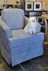 Carolina Custom Furniture Goldilocks Custom swivel-glider chair  w/ Rounded Back (Specify Fabric)