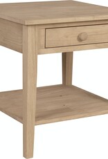 Whitewood Destinations Spencer End Table 24" square (Specify Color)