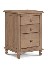 Whitewood Cottage 3 Drawer Nightstand - w/ Stain Finish