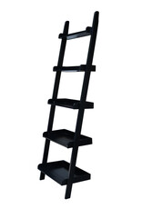 Whitewood Leaning Ladder Shelf