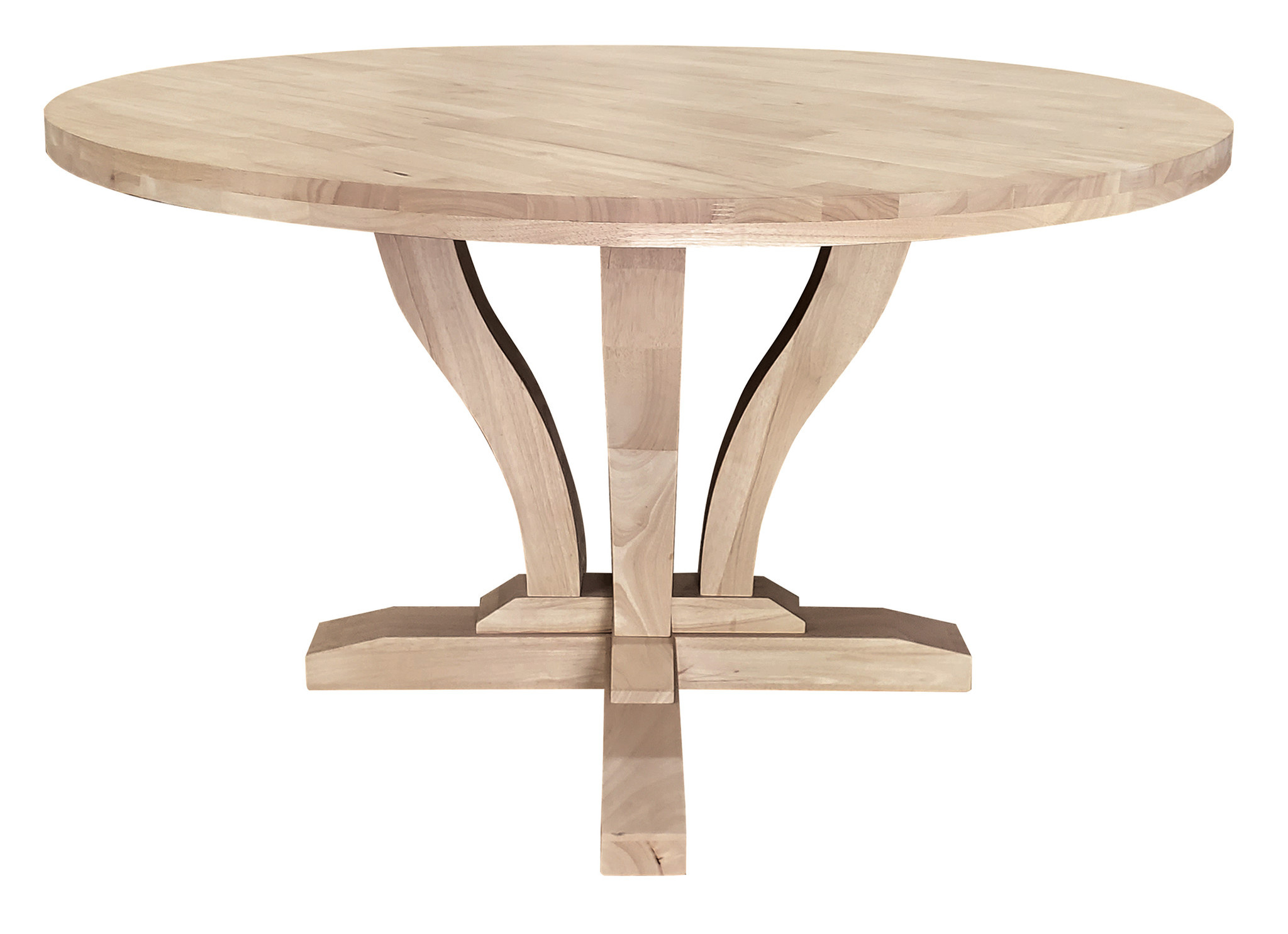 Unfinished round 2024 side table
