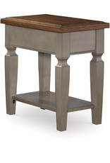 Whitewood Vista Side Table  14''W X 24''D X 24''H