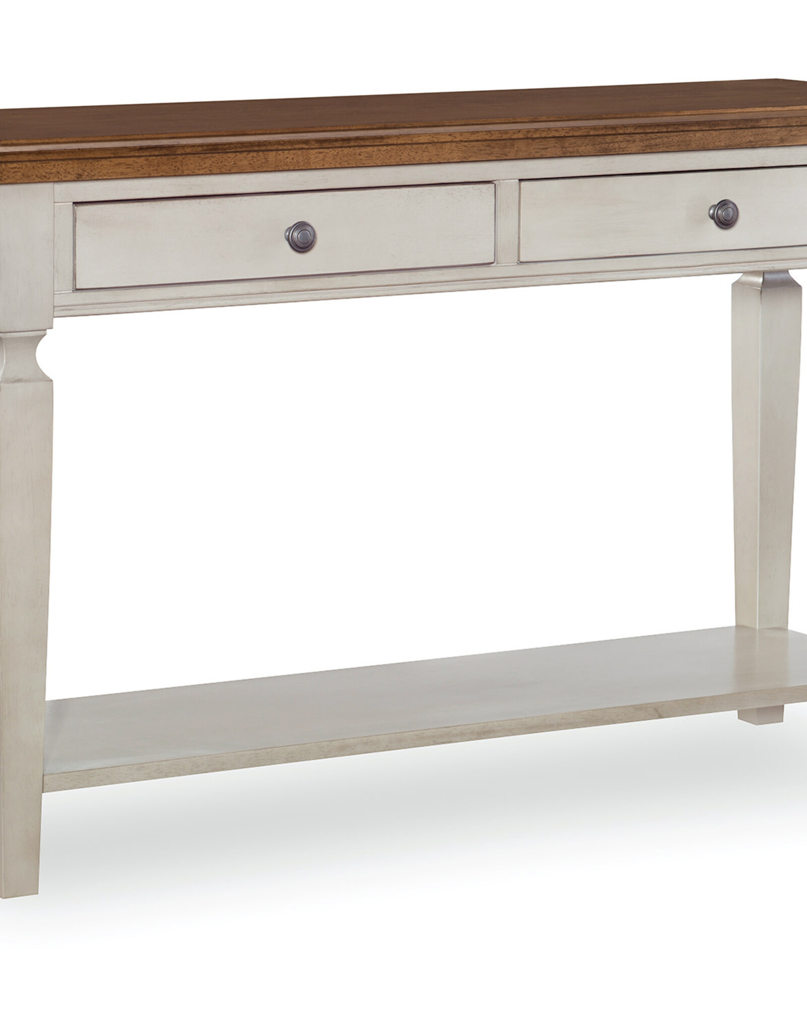 Whitewood Vista Sofa Table w/ Drawers  48''W X 16''H X 30''H