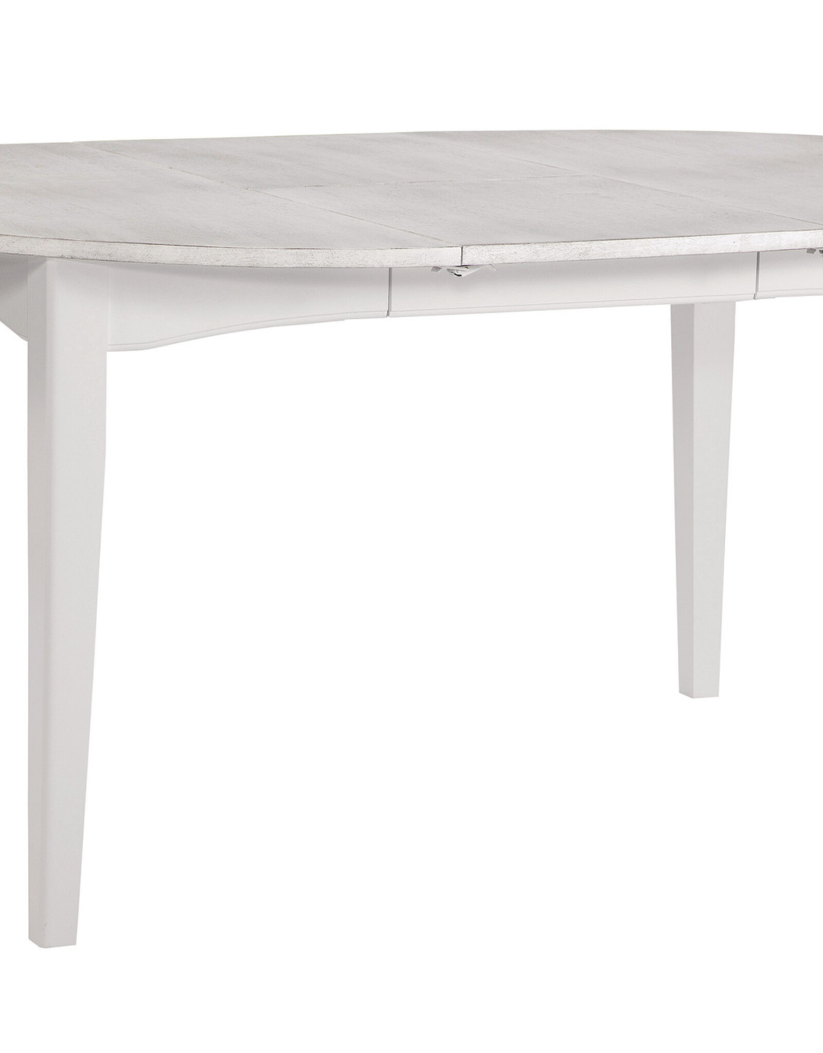 Whitewood Hampton Chalk and White Dining Table w/ Butterfly Leaf 36 x 48~60