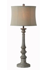 Forty West Designs Buchanan Table Lamp - Weatherwood