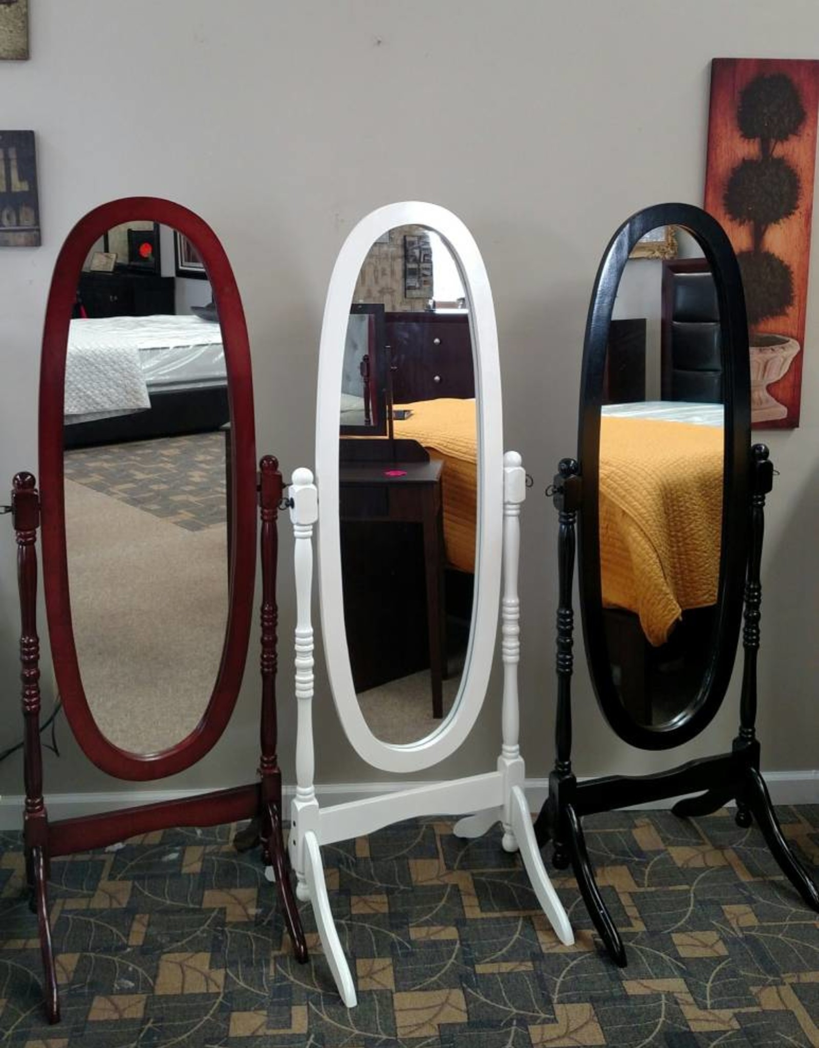 Cheval Mirror Black Bargain Box And Bunks