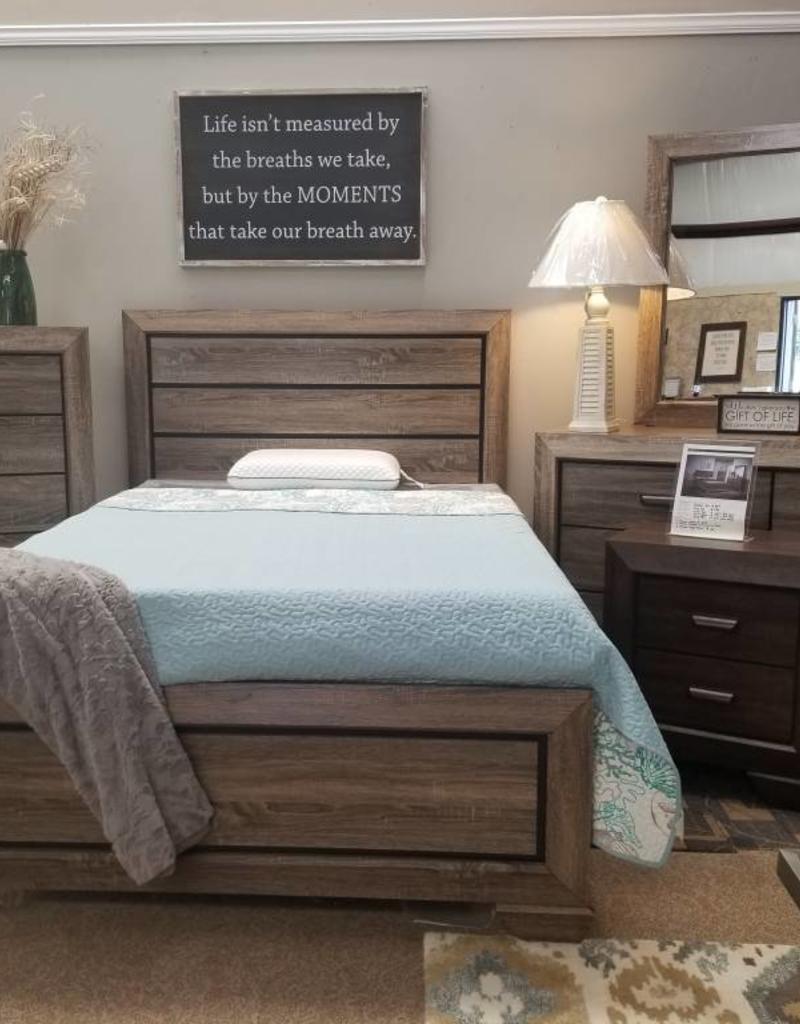 Crownmark Farrow Driftwood Bedroom Full Size