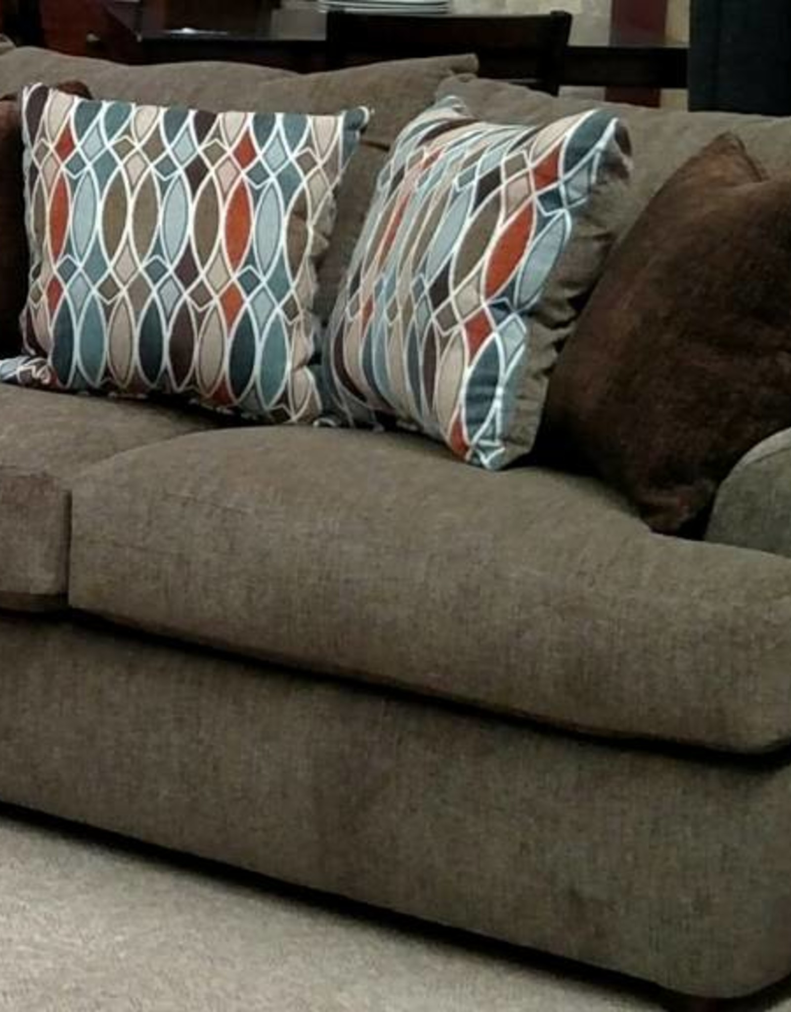 loveseat cushion set on Grandstand Walnut Loveseat Bargain Box And Bunks