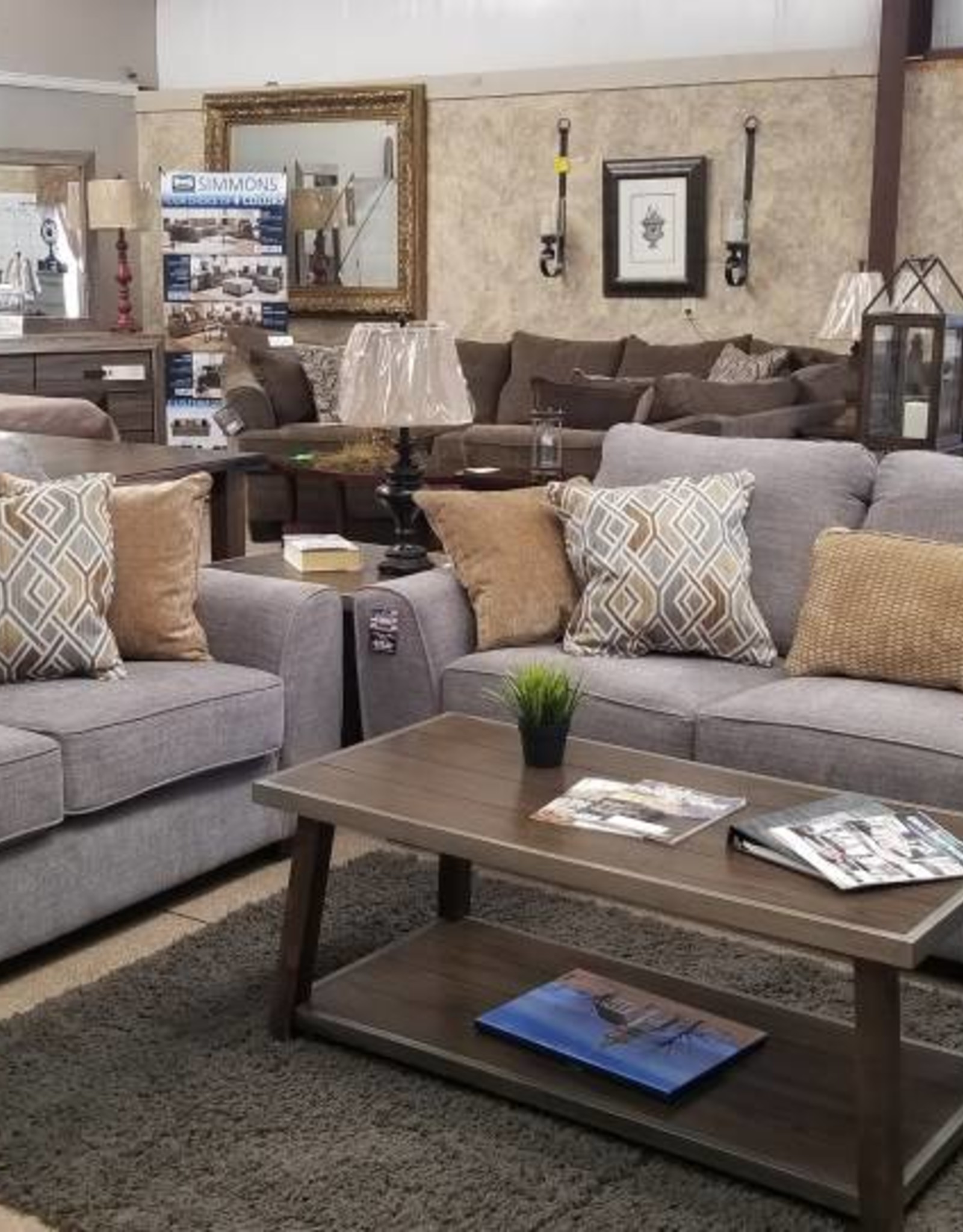 Pompeii Silver Sofa And Loveseat Bargain Box Bunks Pompeii Silver Sofa And Loveseat, Simmons Beautyrest Sofa And Loveseat