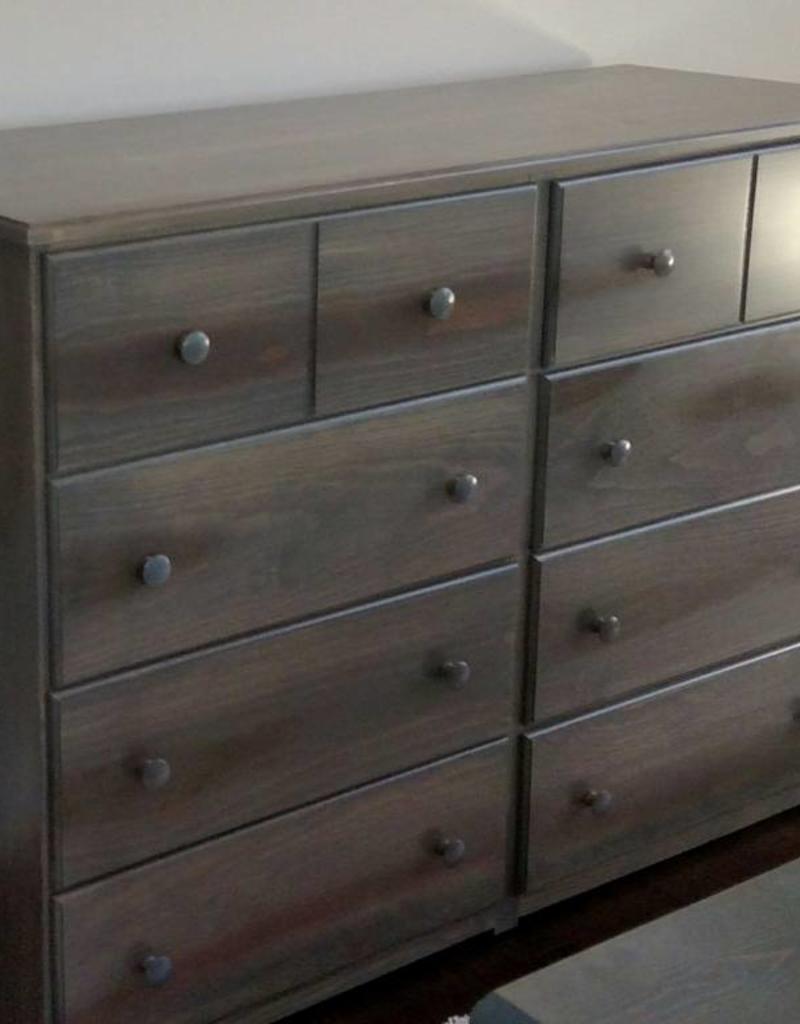 Pine 8 Drawer Dresser W Full Ext Glides W Stock Finish