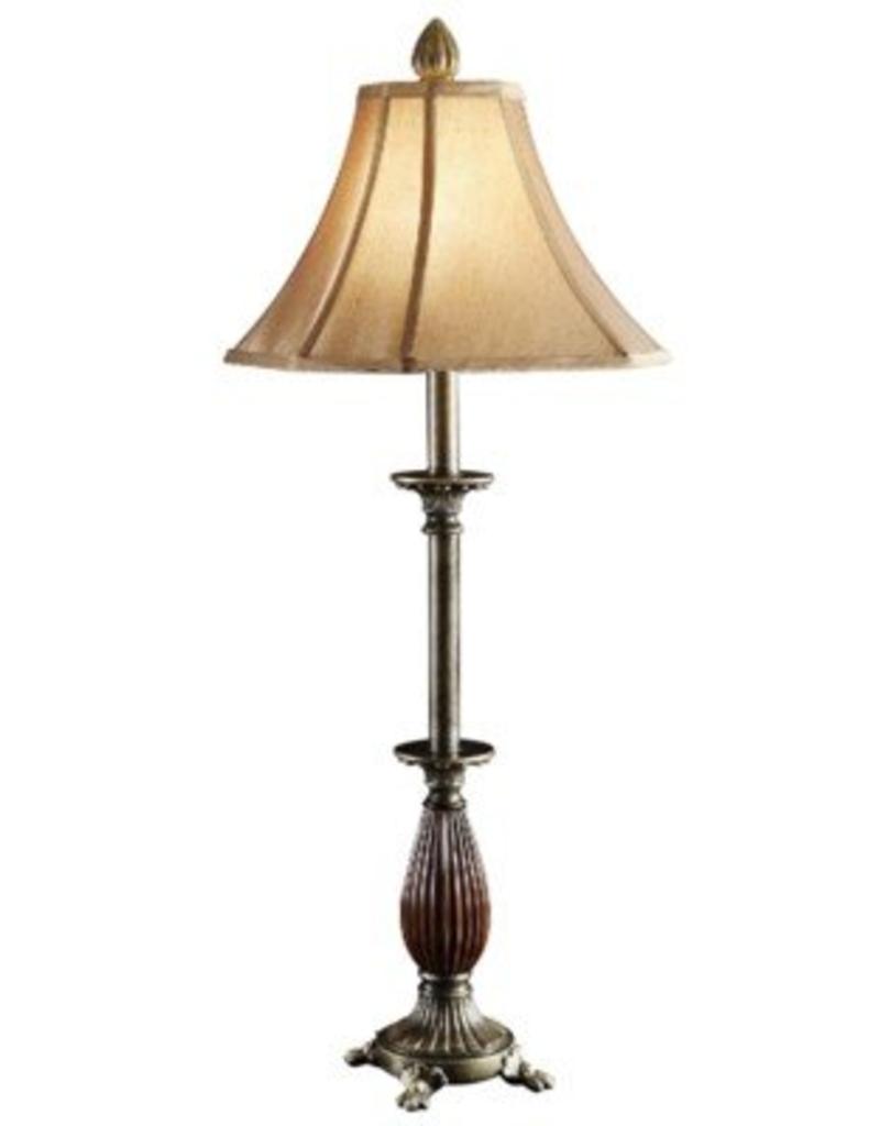 Crestview Bronze And Gold Finish Buffet Lamps