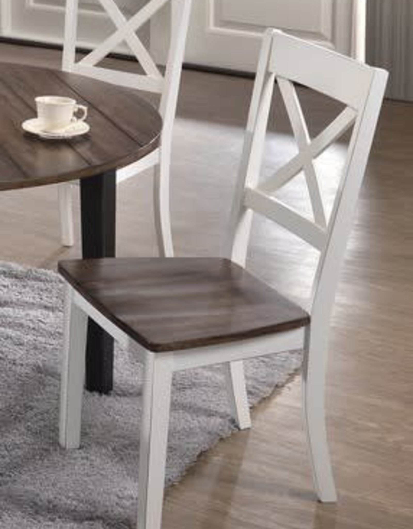 united a la carte farmhouse dining chair  white