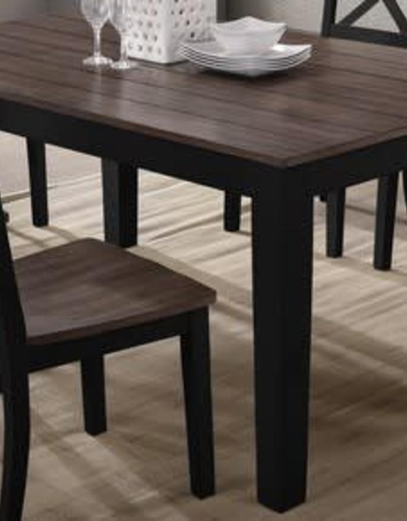 A La Carte Rectangular Dining Table Black Bargain Box And Bunks A La Carte Rectangular Dining Table Black
