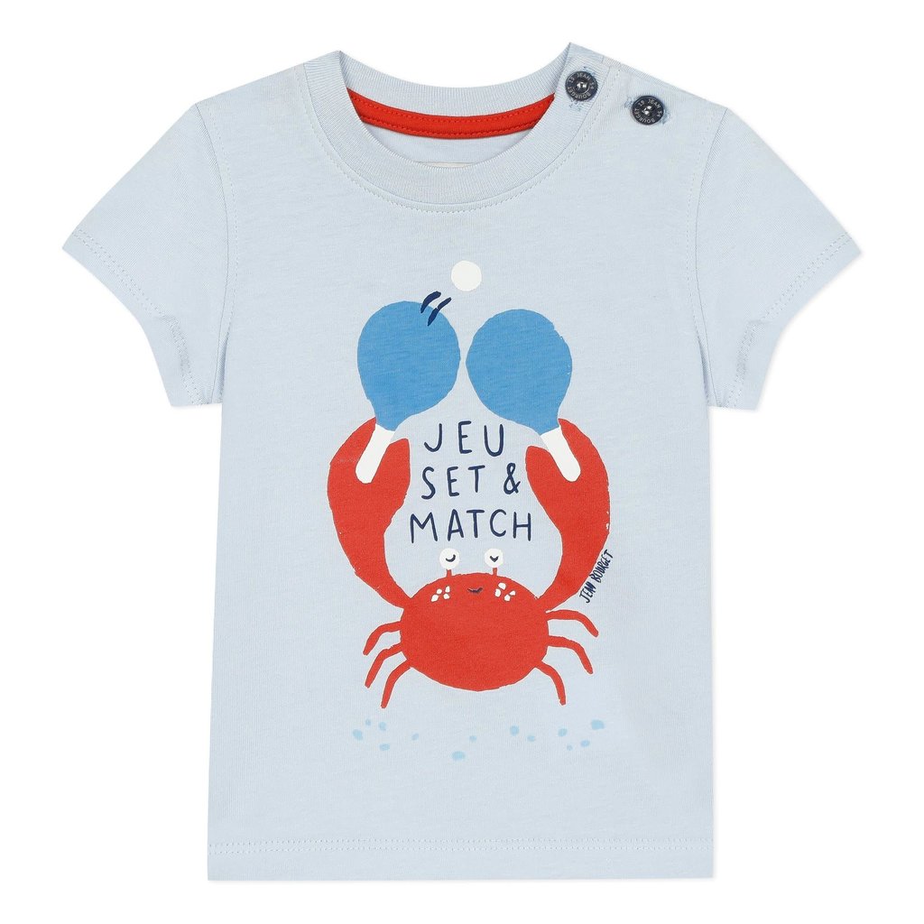 Jean Bourget Jean Bourget Bleu Crab T-Shirt
