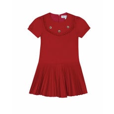 Tartine et Chocolat Tartine et Chocolat red pleated dress