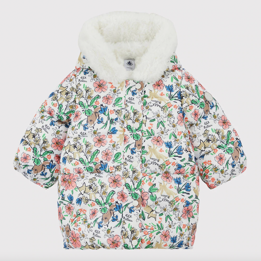 Petit Bateau Petit Bateau floral/hood Jacket