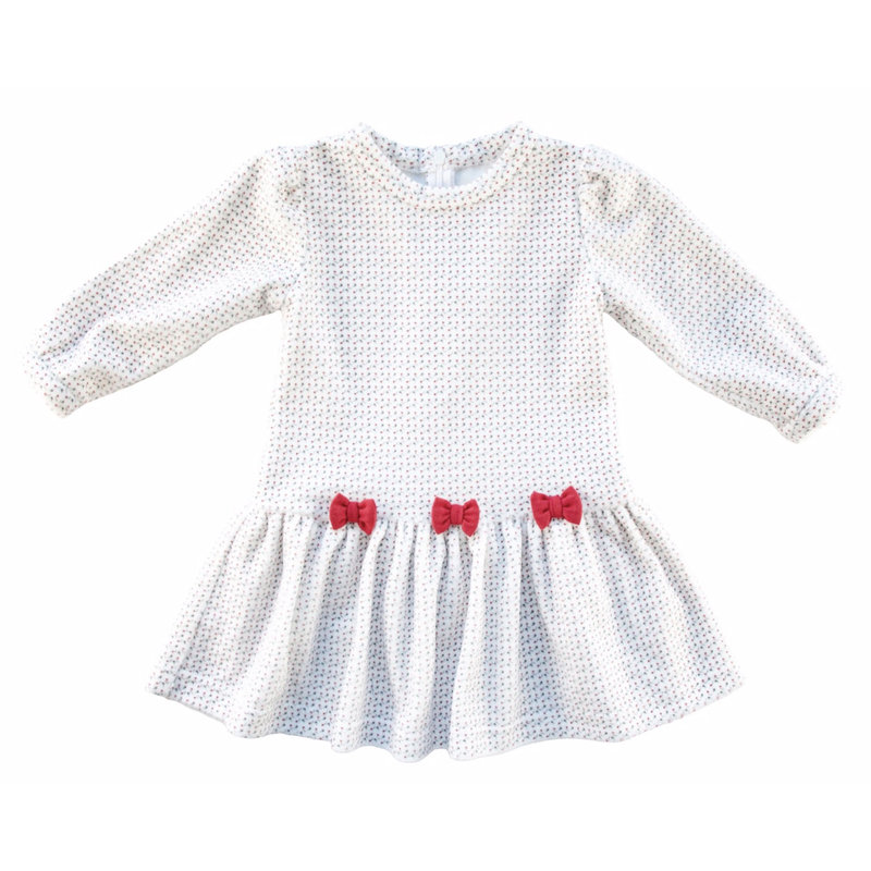 Florence Eiseman Florence Eiseman red dots/bows velour dress