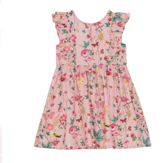 Deux par deux Deux Par Deux Pink Botanical Dress
