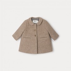 Bonpoint Bonpoint Amandine Taupe Wool Coat