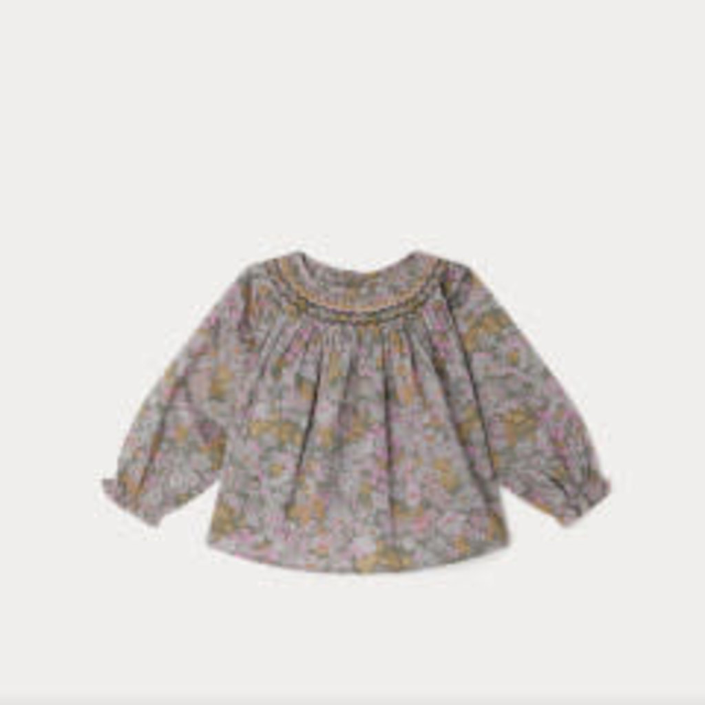 Bonpoint Bonpoint Smocked Griotte Blouse