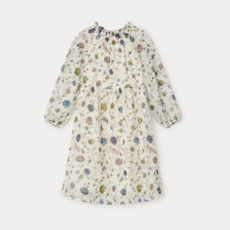 Bonpoint Bonpoint Bluebell Cream Silk Floral Dress