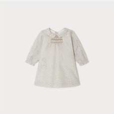 Bonpoint Bonpoint Smocked Liberty Print Rose Juju Dress