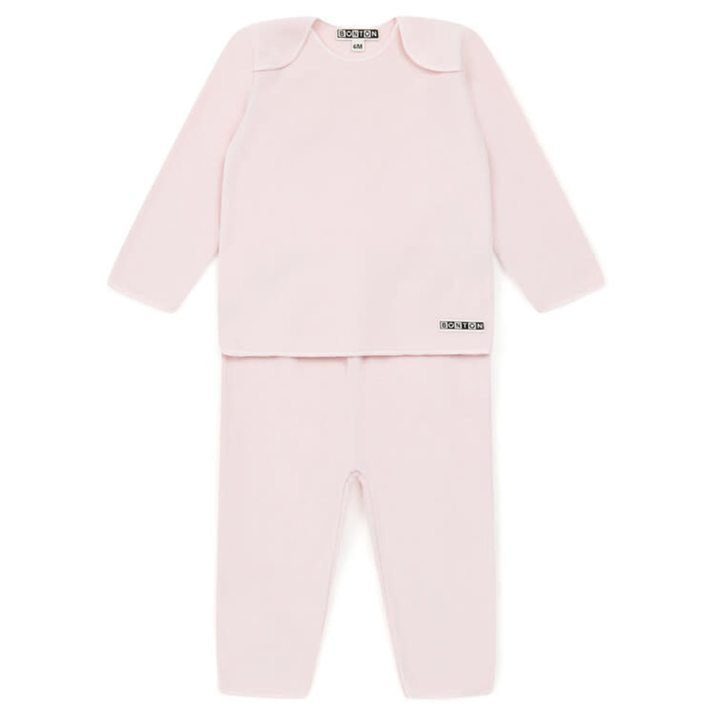 Bon Ton Bon Ton Pink Fleece 2pc